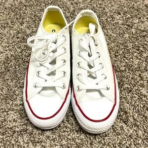 White low top Converse